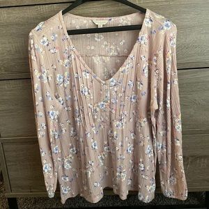 Lucky Brand Floral Blouse